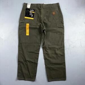Carhartt NWT VTG Double Knee Carpenter Pants Y2K B01 B136 MOS Green 40x32 DS